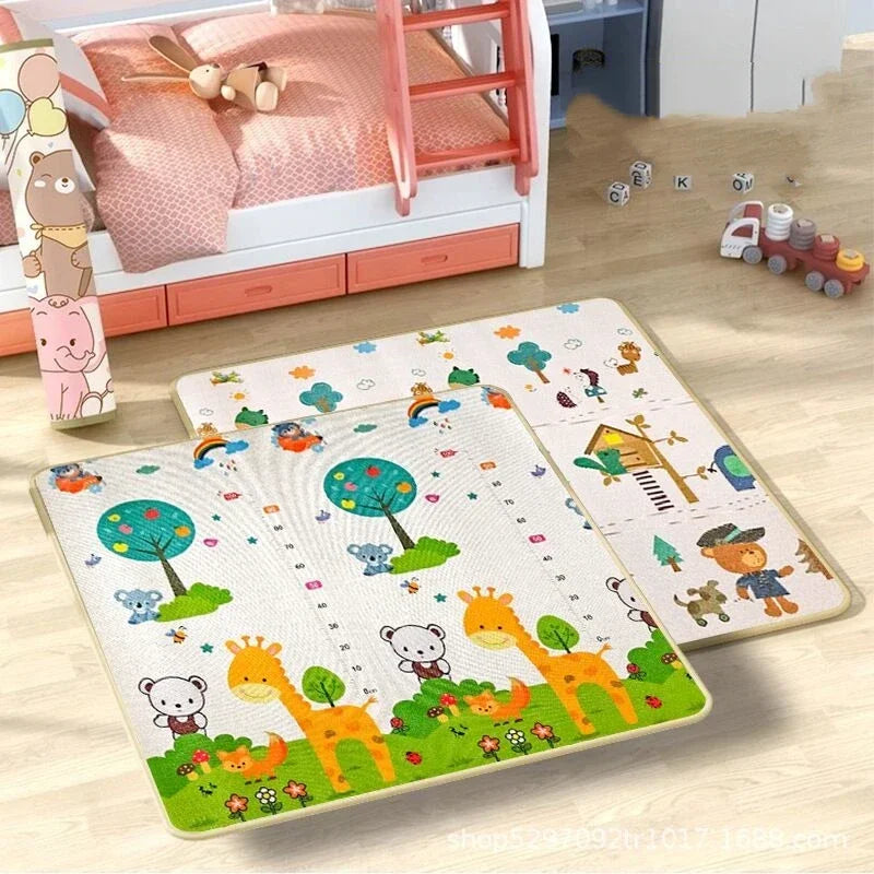 5 Sizes and 10 Styles Baby Crawling Play Mat Non-Toxic New EPE Thick Folding Carpet Play Mat for Children'S Mats Safety Kid Rugs