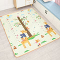 Large Size Double -Sided Pattern Baby Crawling Play Mat Folding Mats Carpet Play Mat for Children'S Safety Rug Playmat 200X180Cm