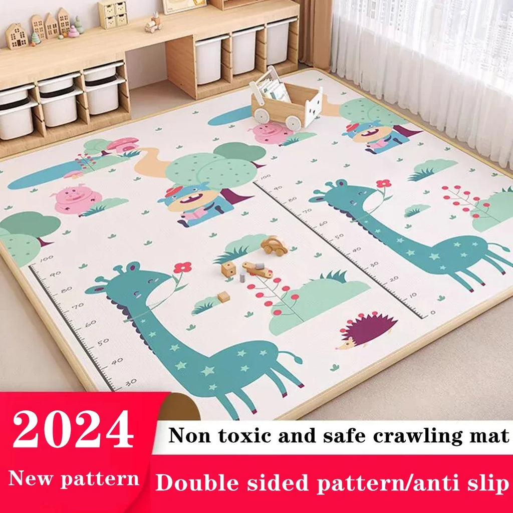 5 Sizes and 10 Styles Baby Crawling Play Mat Non-Toxic New EPE Thick Folding Carpet Play Mat for Children'S Mats Safety Kid Rugs