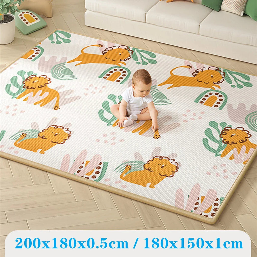 5 Sizes and 10 Styles Baby Crawling Play Mat Non-Toxic New EPE Thick Folding Carpet Play Mat for Children'S Mats Safety Kid Rugs