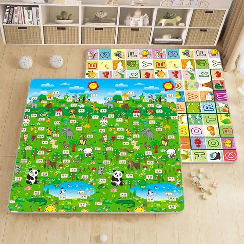 5 Sizes and 10 Styles Baby Crawling Play Mat Non-Toxic New EPE Thick Folding Carpet Play Mat for Children'S Mats Safety Kid Rugs