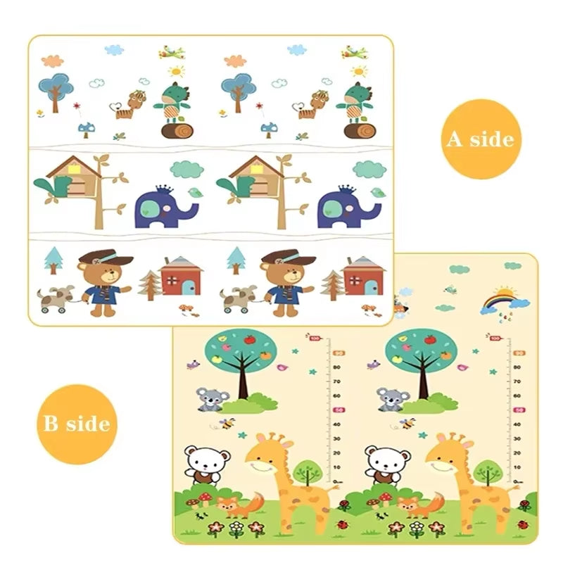 5 Sizes and 10 Styles Baby Crawling Play Mat Non-Toxic New EPE Thick Folding Carpet Play Mat for Children'S Mats Safety Kid Rugs