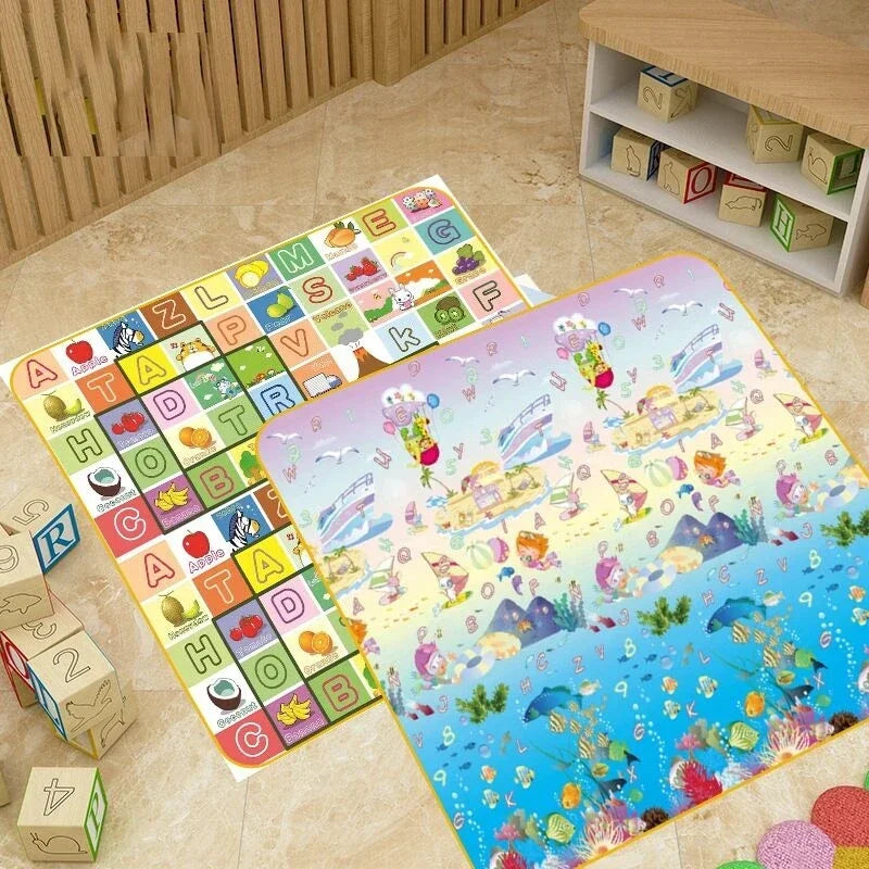5 Sizes and 10 Styles Baby Crawling Play Mat Non-Toxic New EPE Thick Folding Carpet Play Mat for Children'S Mats Safety Kid Rugs