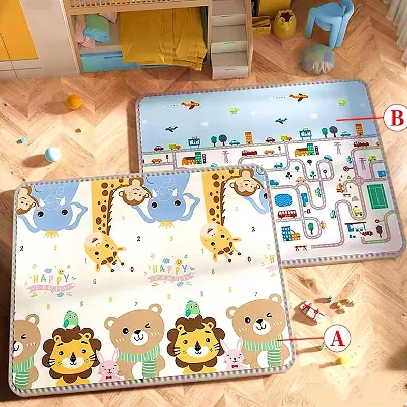 5 Sizes and 10 Styles Baby Crawling Play Mat Non-Toxic New EPE Thick Folding Carpet Play Mat for Children'S Mats Safety Kid Rugs