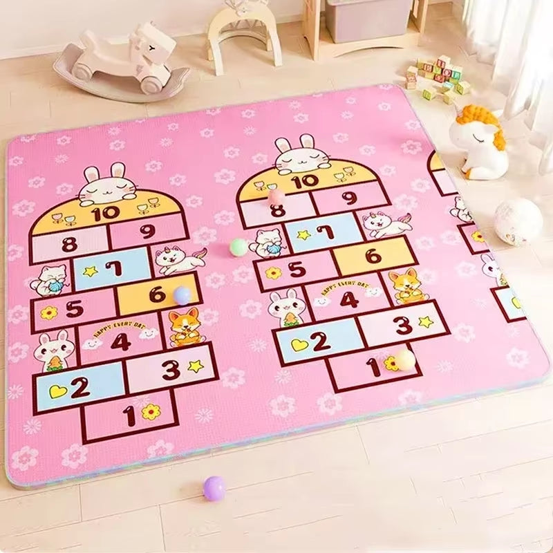 5 Sizes and 10 Styles Baby Crawling Play Mat Non-Toxic New EPE Thick Folding Carpet Play Mat for Children'S Mats Safety Kid Rugs